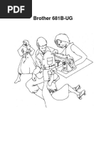 Brother 681BUG Sewing Machine Instruction Manual