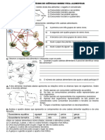 Exercicios Sobre Teia Alimentar