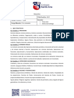 Dossier Matematica y Programa 3 Año