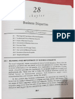 Notes On Business Etiquettes