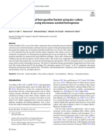 Carbon Disulfide Removal From Gasoline Fraction Using Zinc Carbon Composite Synthesized Using Microwave Assisted Homogenous Precipitation