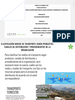 Modos y Medios de Transporte