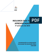 2019 1o Semestre - Anais Monografias - Tccs