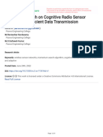 A Novel Approach On Cognitive Radio Sensor Network