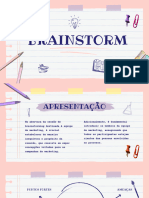 Apresentação de Brainstorm Com Doodles Divertida Rosa e Branca - 20240316 - 185551 - 0000