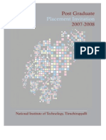 PG Placement 2007 08 (Nitt)