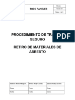 PRC-04 Procedimiento de Trabajo Seguro para Retiro de Materiales de Asbesto TODO PANELES