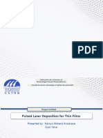 Pulsed Laser Deposition For Thin Films Tahar AYATI - Mohand KAROUN