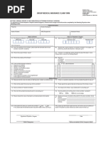 Group Medical Insurance Claim Form Section 2