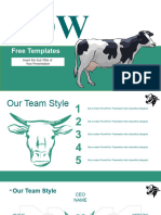 Plantilla Powerpoint de Vaca