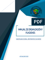 Manual de Organizacion y Funciones 2021