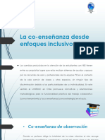 La Co-Enseñanza Desde Enfoques Inclusivos