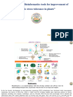 Application of Bioinformatics Tools For Improvement of Abiotic Stress Tolerance in Plants