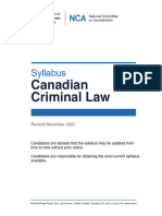 Syllabus Cdn-Criminal-Lawx-Nov-2022 NCA