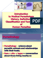 Introduction To Parasitology