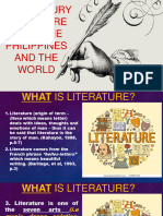 Introdcution To Literature and Phil Timeline