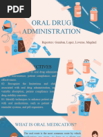 Nursing - ORAL DRUG ADMINISTRATION