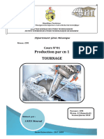 Cours Chap1 Cycles D'usinage Tournage S4 2016-2017 V2