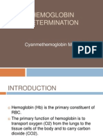 Hemoglobin Determination: Cyanmethemoglobin Method