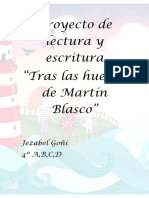 Proyecto de Lectura y Escritura TRAS LAS HUELLAS DE MARTIN BLASCO