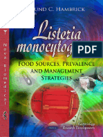 (Bacteriology Research Developments) Edmund C. Hambrick - Listeria Monocytogenes - Food Sources, Prevalence and Management Strategies-Nova Science Pub Inc (2014)