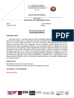 Laboratory Exercise No. 1 Plant Pest Survey