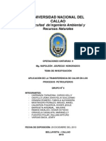 Aplicación de La Transferencia de Calor en Los Procesos Petroliferos