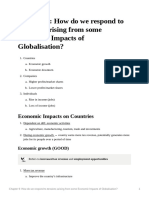 Chapter 9 How Do We Respond To Tensions Arising From Some Economic Impacts of Globalisation