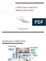 Modeling of Black Liquor Gasification in Bubbling Fluidized Bed Presentation)