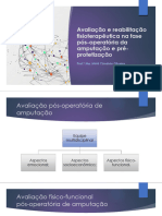 Slide 4 - Avaliação e Reabilitação Pós-Operatória Da Amputação e Pré-Protetização