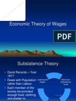 Economic Theory of Wages