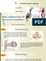 Otras Complicaciones de Los Accesos Vasculares