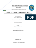 Proyecto de Investigación de Practicas I