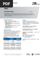 Neoprene Lining: Technical Data Sheet