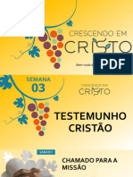 Crescendo em Cristo Semana 03