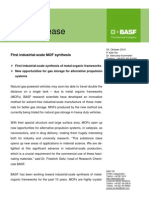 BASF Press Release MOFs