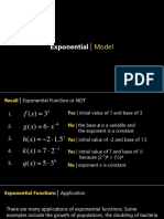 Exponential Model