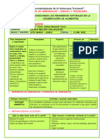 Sesion de Ciencia y Tecnologia-Jueves 11-Aprovechamos Los Fenómenos Naturales en La Conservación de Alimentos