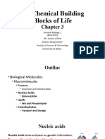 The Chemical Building Blocks of Life (Chapter 3) Nucleic Acids, Lipids and Carbohydrates