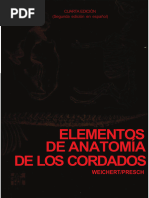 Elementos de Anatomía de Los Cordados. Cuarta Edición