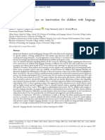 2019 - Ebbels - Evidence Based Pathways To Intervention For Children With Language Disorders