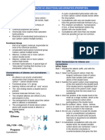 Module 4: Unsaturated HC (Reactions) and Aromatics (Properties)