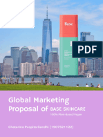 Global Marketing Proposal of BASE Skincare