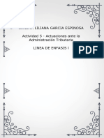 Actividad 5 - Actuaciones Ante La Administración Tributaria