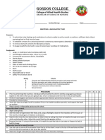 Checklist - Inserting A Nasogastric Tube