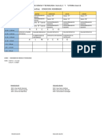 Horario de Horas de C y T 2024 Oficial