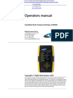 Flight Data Systems HHMPI User Manual