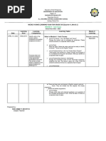 Weekly Home Plan English Q4