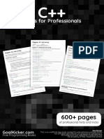 C++ Notes For Professionals - 600+ Pages of Professional Hints and Tricks