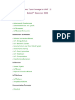 Index Topic Coverage For UNIT 1,2